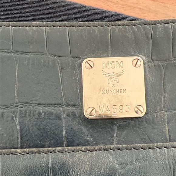 MCM Handbags - MCM Blue leather Bag